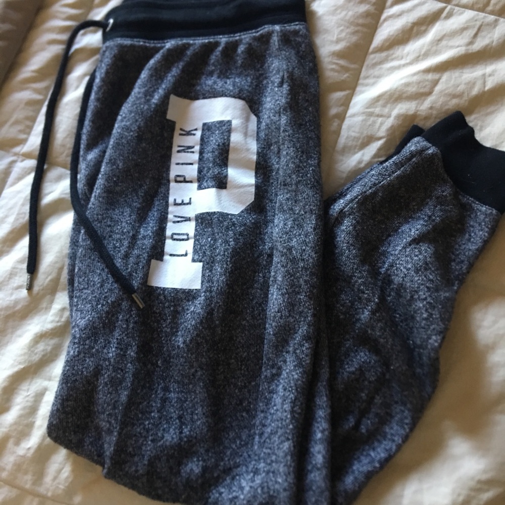 “Pink” knit joggers